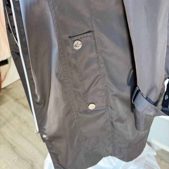 Calvin Klein size Large women's black long line tunic length jacket, #4176 - Picture 9 of 13